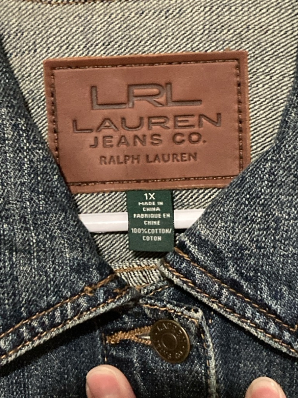 Ralph Lauren Dark Blue Denim Jacket - Picture 2 of 16